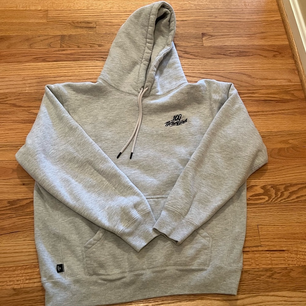 100 Thieves Gray Foundation Hoodie